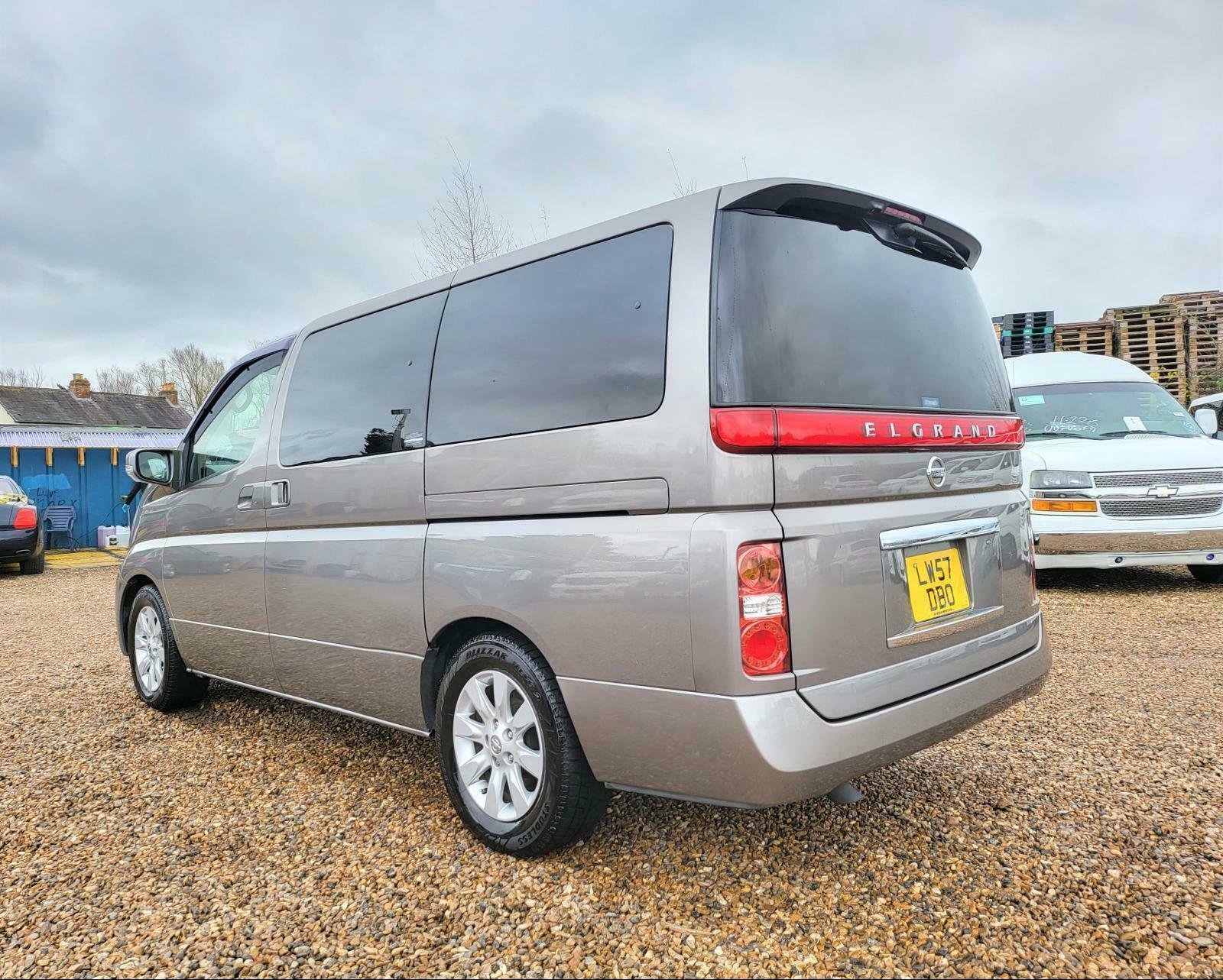 2008 NISSAN ELGRAND 3.5 V6 AUTOMATIC 8 SEATER GREY ULEZ free