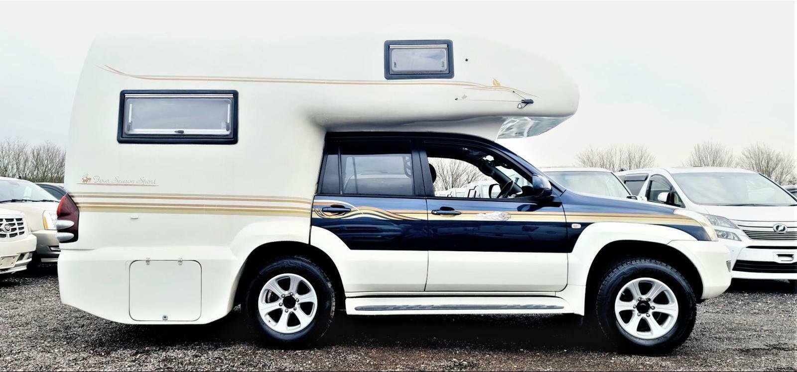 2004 TOYOTA LANDCRUISER PRADO AUTOMATIC RV MOTORHOME