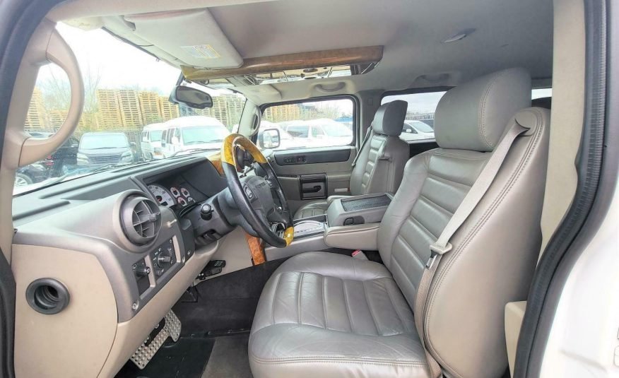 HUMMER H2 V8 AUTOMATIC 4WD WHITE ULEZ free