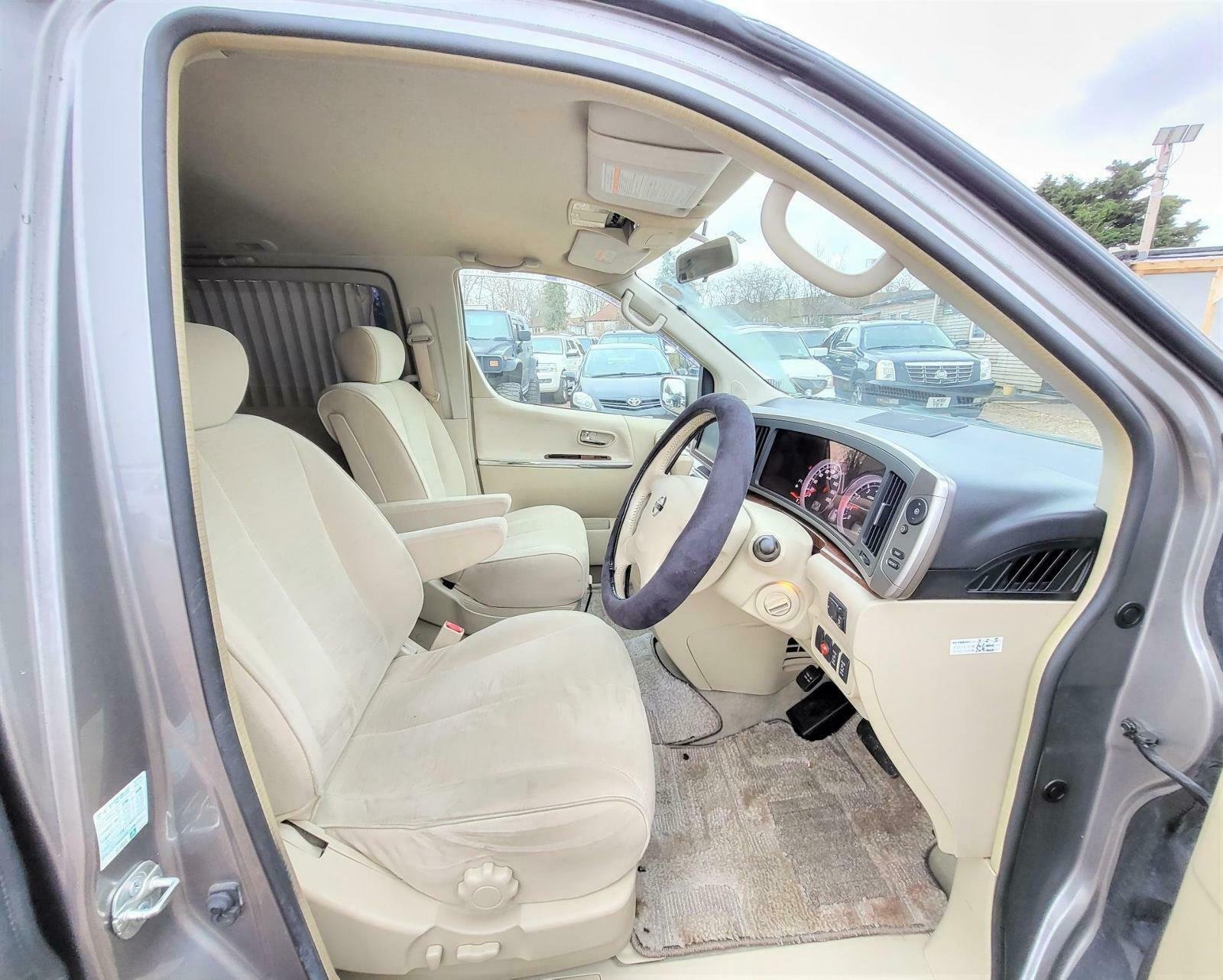 2008 NISSAN ELGRAND 3.5 V6 AUTOMATIC 8 SEATER GREY ULEZ free