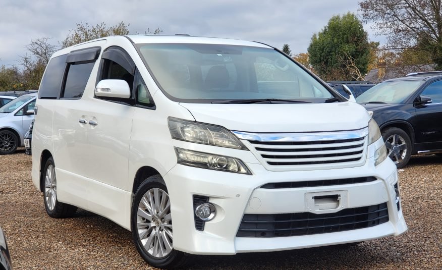 FRESH IMPORT 2012 TOYOTA VELLFIRE ALPHARD 3.5 V6 8 SEATER AUTOMATIC ULEZ FREE