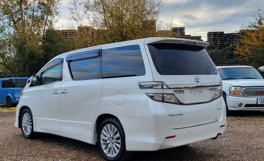 FRESH IMPORT 2012 TOYOTA VELLFIRE ALPHARD 3.5 V6 8 SEATER AUTOMATIC ULEZ FREE