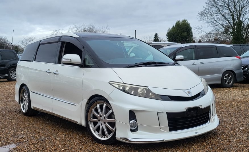 2013 FRESH IMPORT TOYOTA ESTIMA 2.4 AUTOMATIC 7 SEATER WHITE ULEZ FREE