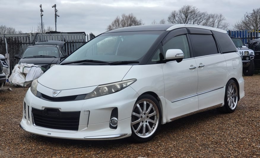 2013 FRESH IMPORT TOYOTA ESTIMA 2.4 AUTOMATIC 7 SEATER WHITE ULEZ FREE