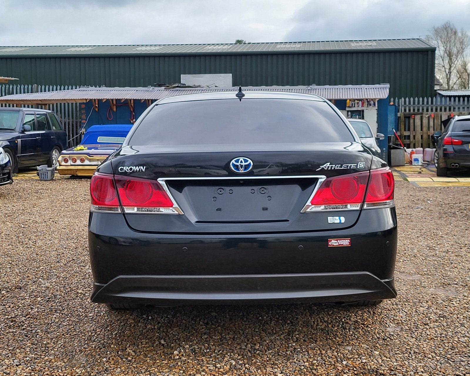 FRESH IMPORT 2013 TOYOTA CROWN HYBRID 2.5 AUTOMATIC LEATHER BLACK ULEZ FREE