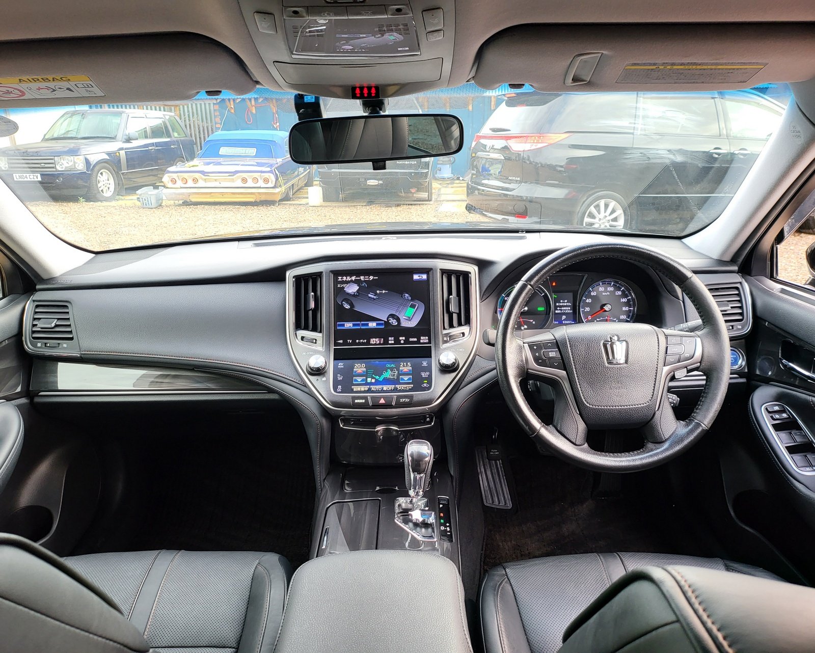 FRESH IMPORT 2013 TOYOTA CROWN HYBRID 2.5 AUTOMATIC LEATHER BLACK ULEZ FREE