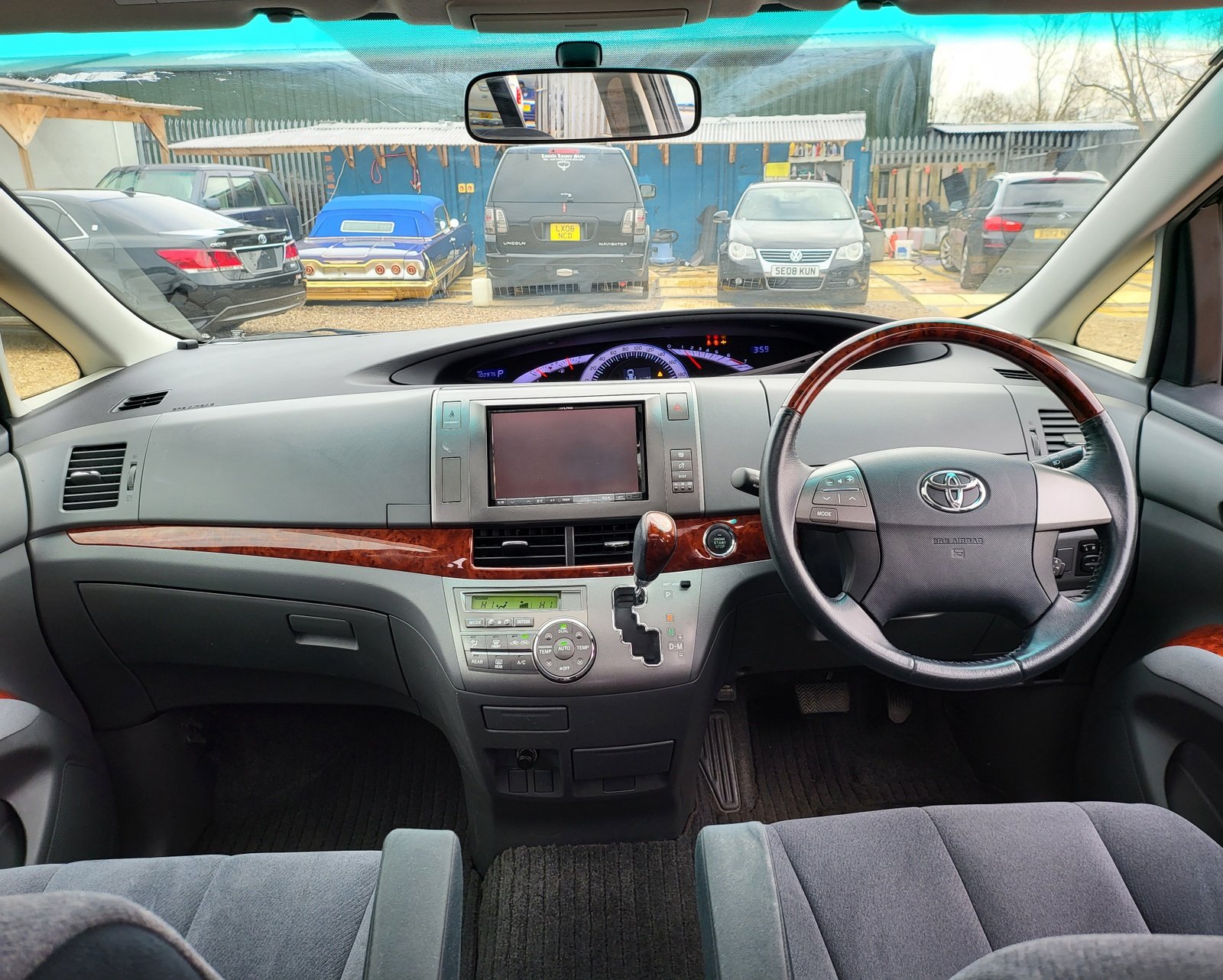 2012 FRESH IMPORT TOYOTA ESTIMA 2.4 AUTOMATIC 7 SEATER BLACK ULEZ FREE