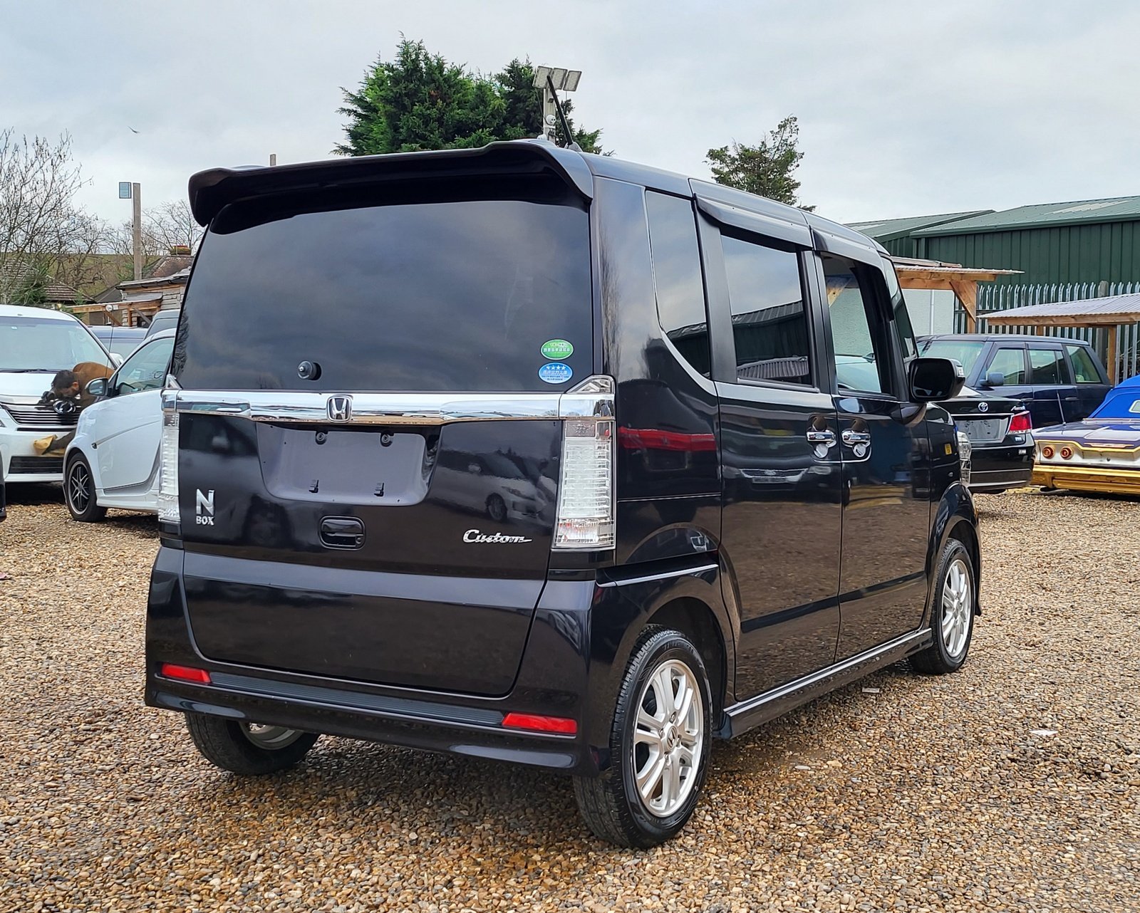 FRESH IMPORT 2012 HONDA N-BOX CUSTOM 660cc AUTOMATIC MINI MPV BLACK ULEZ FREE