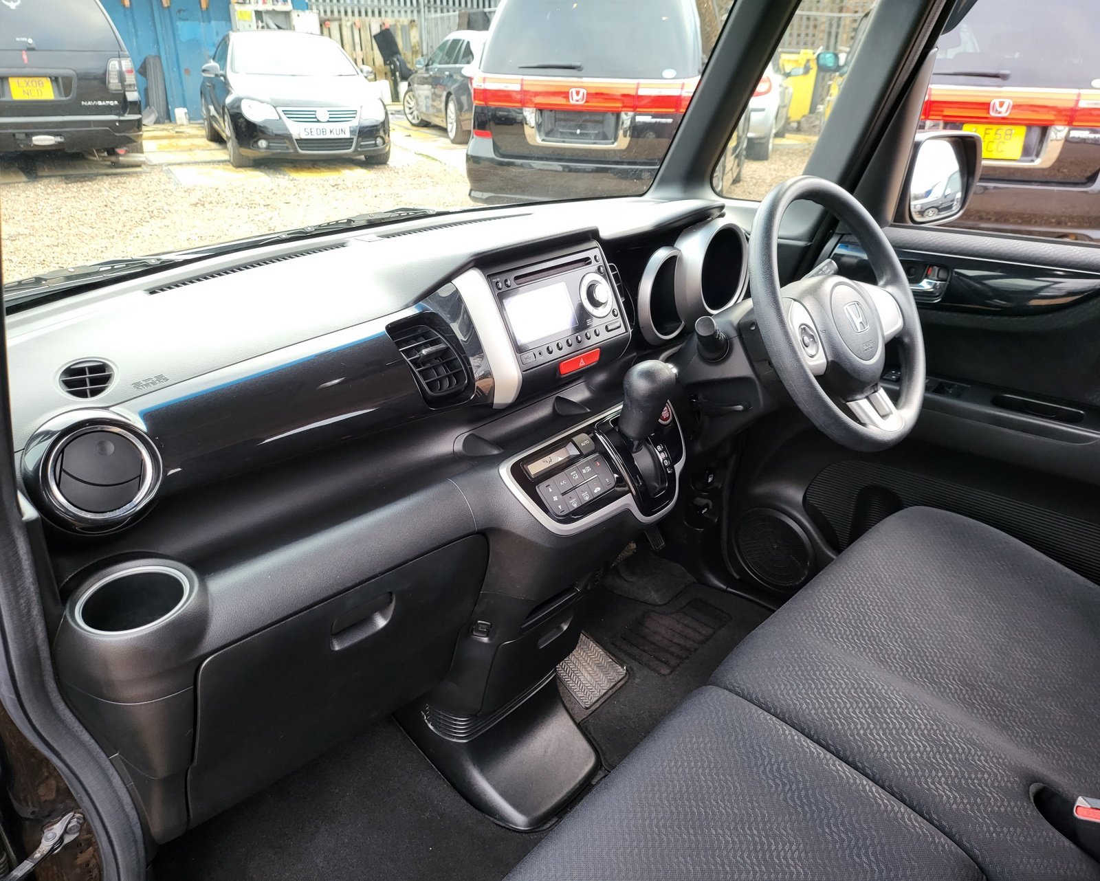 FRESH IMPORT 2012 HONDA N-BOX CUSTOM 660cc AUTOMATIC MINI MPV BLACK ULEZ FREE