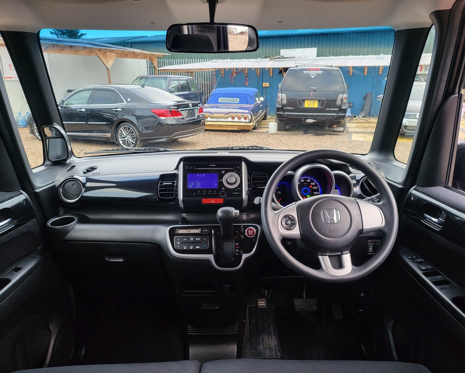 FRESH IMPORT 2012 HONDA N-BOX CUSTOM 660cc AUTOMATIC MINI MPV BLACK ULEZ FREE