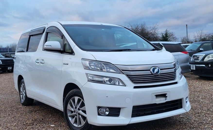 2013 FRESH IMPORT TOYOTA VELLFIRE ALPHARD HYBRID AUTOMATIC 7 SEATER ULEZ FREE