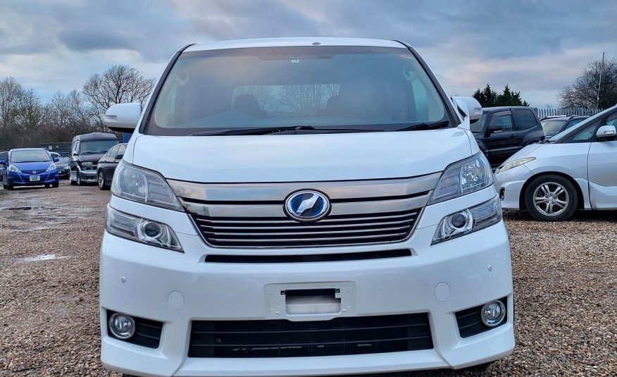 2013 FRESH IMPORT TOYOTA VELLFIRE ALPHARD HYBRID AUTOMATIC 7 SEATER ULEZ FREE