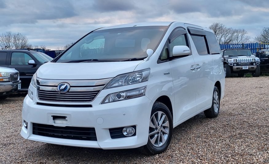 2013 FRESH IMPORT TOYOTA VELLFIRE ALPHARD HYBRID AUTOMATIC 7 SEATER ULEZ FREE