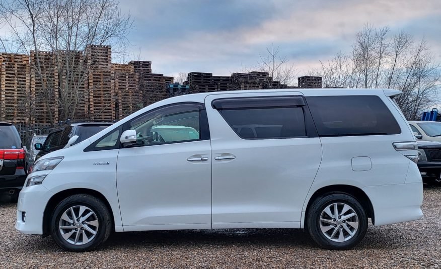 2013 FRESH IMPORT TOYOTA VELLFIRE ALPHARD HYBRID AUTOMATIC 7 SEATER ULEZ FREE