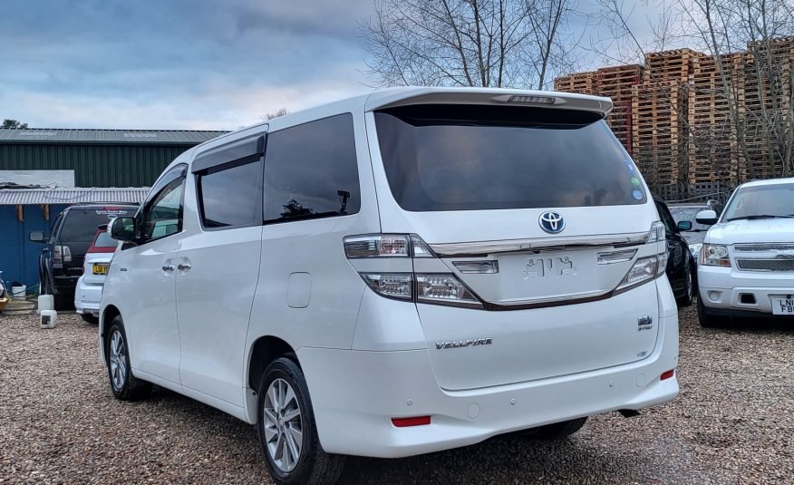 2013 FRESH IMPORT TOYOTA VELLFIRE ALPHARD HYBRID AUTOMATIC 7 SEATER ULEZ FREE