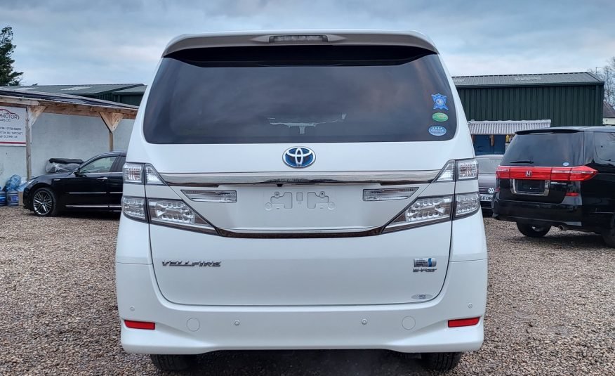 2013 FRESH IMPORT TOYOTA VELLFIRE ALPHARD HYBRID AUTOMATIC 7 SEATER ULEZ FREE