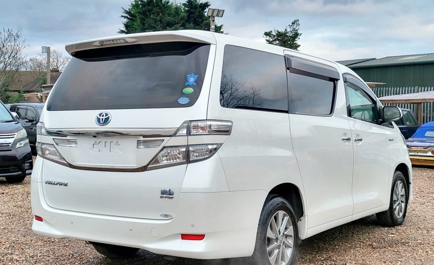 2013 FRESH IMPORT TOYOTA VELLFIRE ALPHARD HYBRID AUTOMATIC 7 SEATER ULEZ FREE